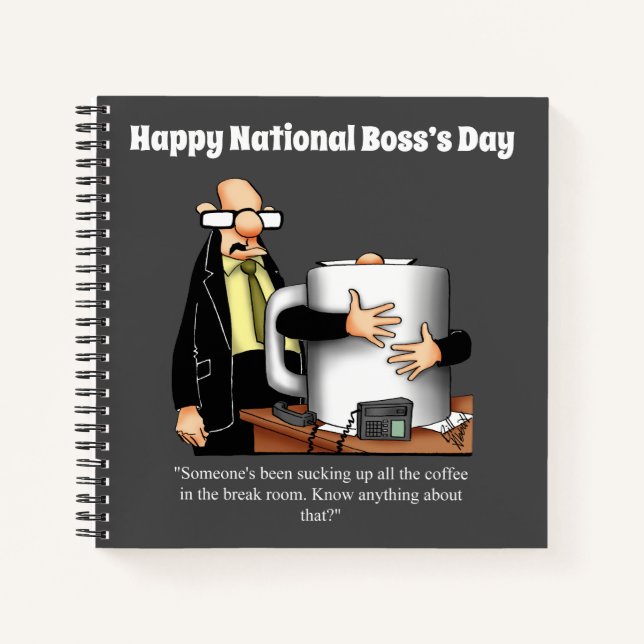 Unglaublich witzig National Boss's Day Spiral Note Notizbuch (Vorderseite)