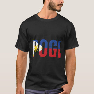 Unglaublich witzig Pogi-Staat unter der Flagge von T-Shirt