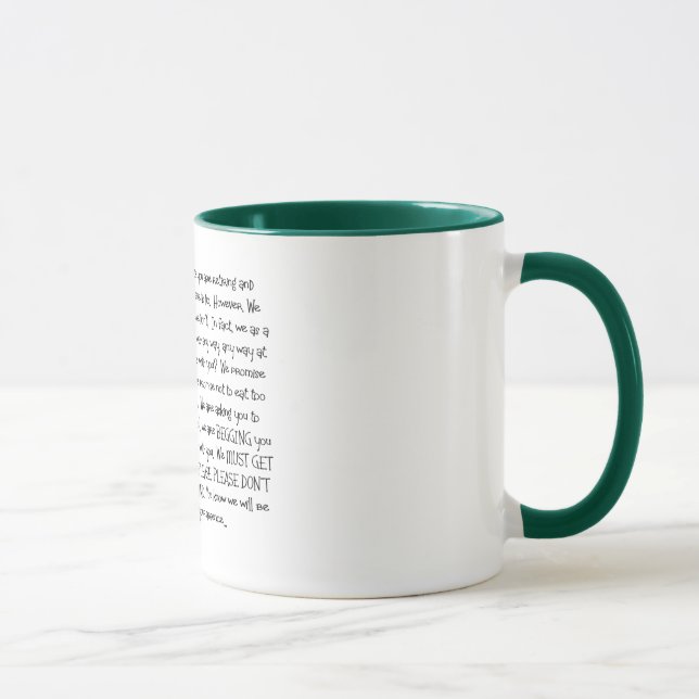 Unglaublich witzig Ruhestands-Karte--Von der Tasse (Rechts)