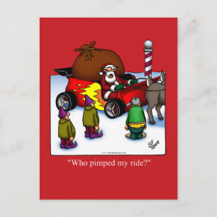 Unglaublich witzig Spaß Weihnachten Postkarte