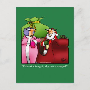 Unglaublich witzig Spaß Weihnachten Postkarte