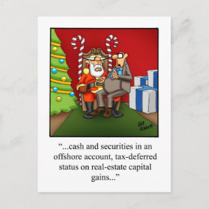 Unglaublich witzig Spaß Weihnachten Postkarte