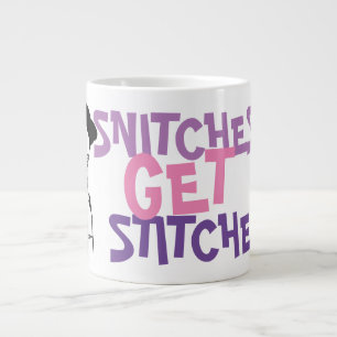 Unglaublich witzig Stiche erhalten Stitches Meme Jumbo-Tasse