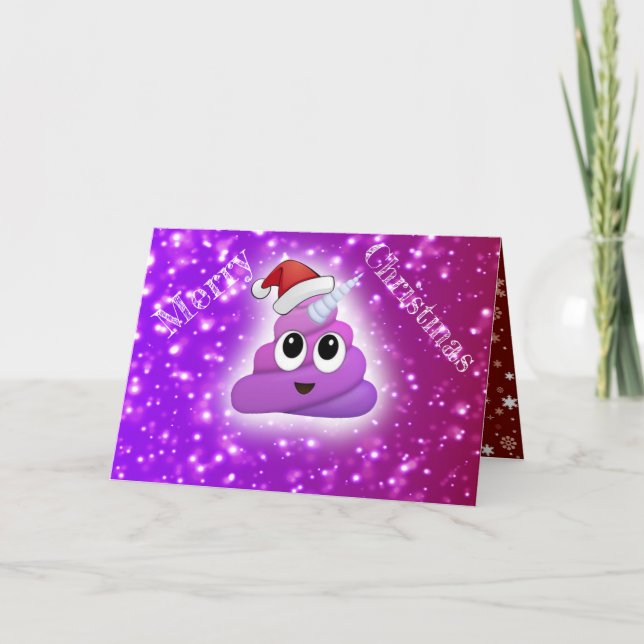 Unglaublich witzig Weihnachten Gekackt Unicorn San (Vorderseite)