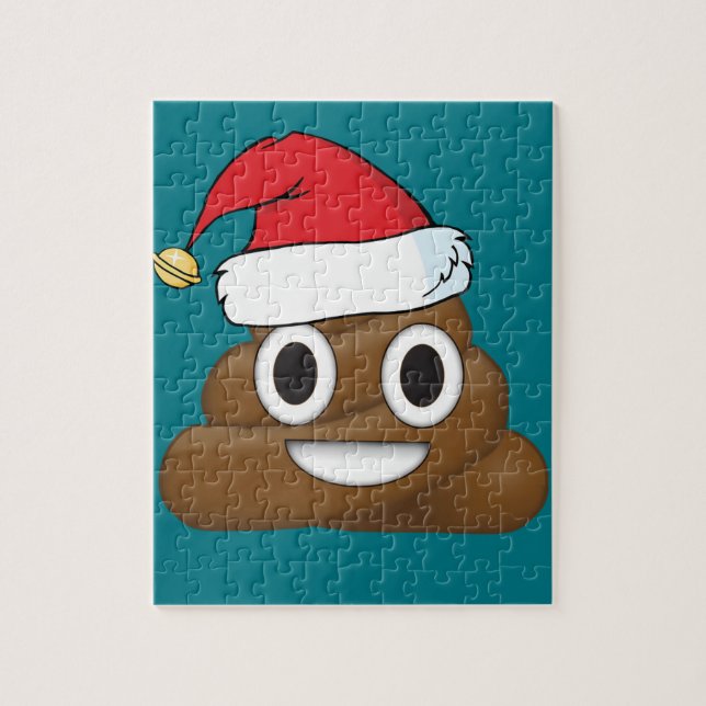Unglaublich witzig Weihnachten kacken Emoji (Vertikal)