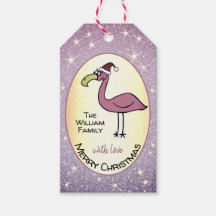 Unglaublich witzig X-Mas Flamingo Light Lila Glitz