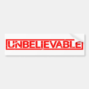 Unglaubliche Briefmarke Autoaufkleber