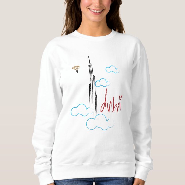 Unglaubliche Dubai Women's Hoodies (Vorderseite)