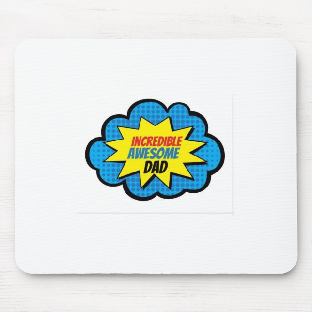 Unglaubliche fantastische Vater-Mausunterlage Mousepad (Vorne)