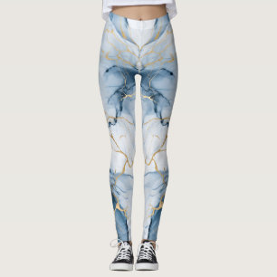 Unglaubliche Farbe Print Light Marbour Leggings
