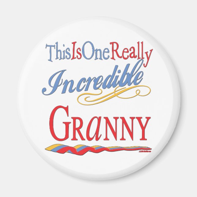 Unglaubliche Granny Magnet (Vorne)
