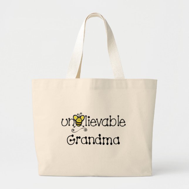 Unglaubliche Großmutter-Tasche Jumbo Stoffbeutel (Vorne)