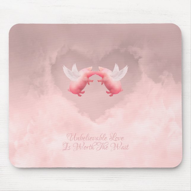 Unglaubliche Liebe Maus Pad Mousepad (Vorne)