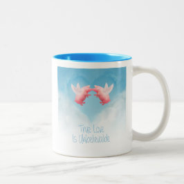 Unglaubliche Liebe Zweifarbige Tasse
