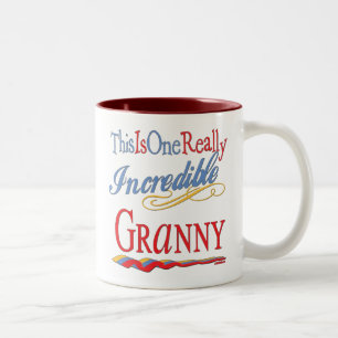 Unglaubliche Oma Zweifarbige Tasse