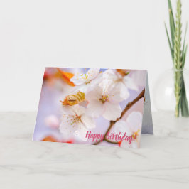 Unglaubliche Schönheit der Sakura-Blume im Frühjah Karte