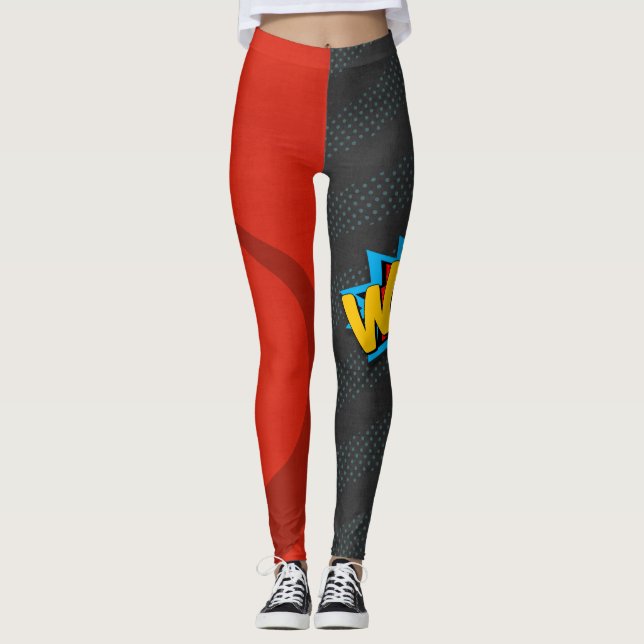Unglaubliche Superheld-Leggings Leggings (Vorderseite)