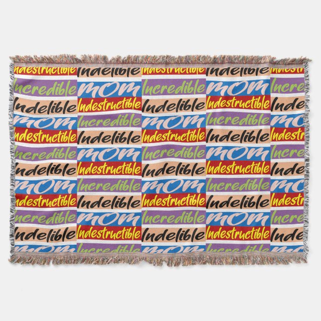 Unglaubliche, unglaubliche, unauslöschliche Mama Decke (Vorderseite)