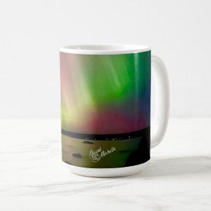 Unglaublicher Aurora Borealis Nordlicht-Becher Kaffeetasse