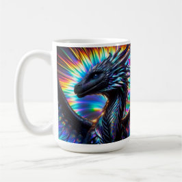 Unglaublicher Drache mit lebendigem Hintergrund Kaffeetasse