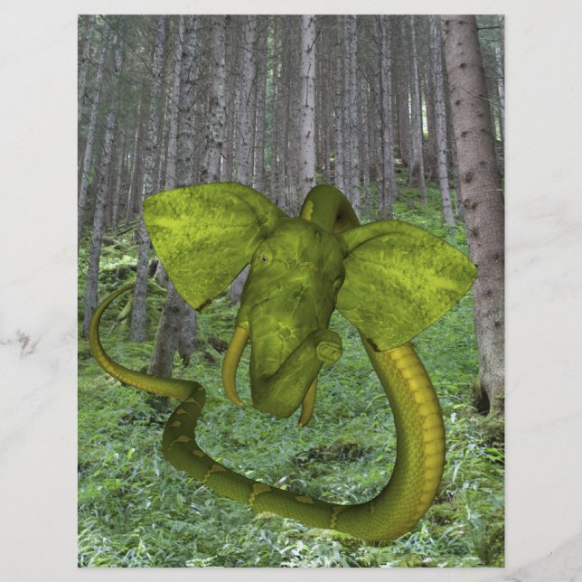 Unglaublicher Elephant Python (Vorderseite)