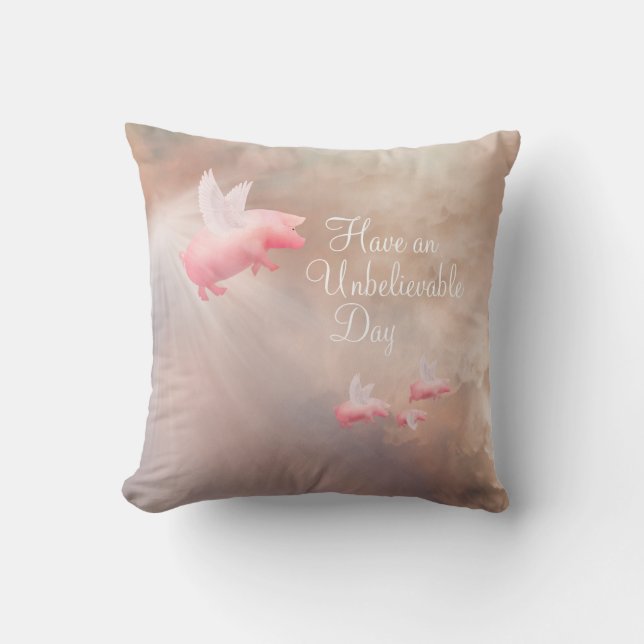 Unglaublicher Tag Kissen (Vorderseite)