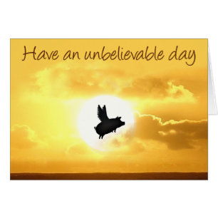 unglaubliches Schweine