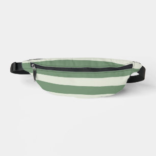 Ungleichmäßige Streifen - Grün Bauchtasche