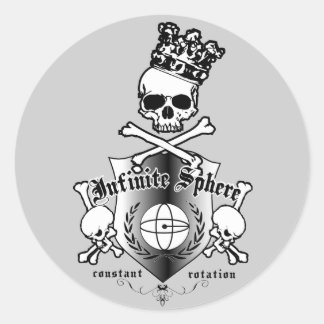 Unglück Runder Aufkleber