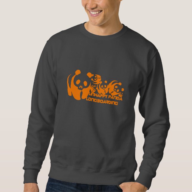 Unglückliches Panda-Sweatshirt 2012 Sweatshirt (Vorderseite)