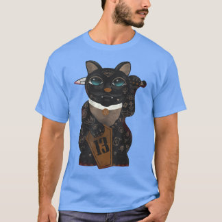 Unglückskatze mit Glück beängstigend T-Shirt