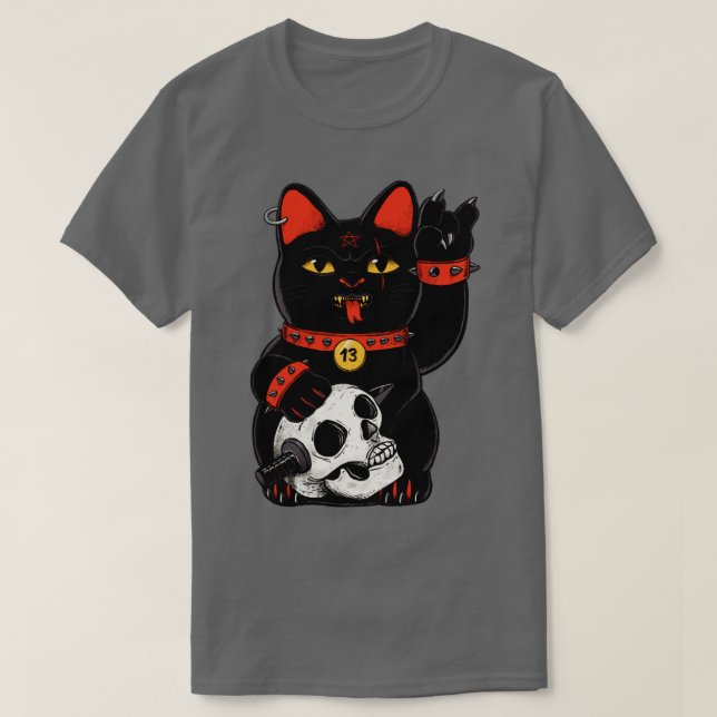 Unglückskatze T-Shirt (Design vorne)