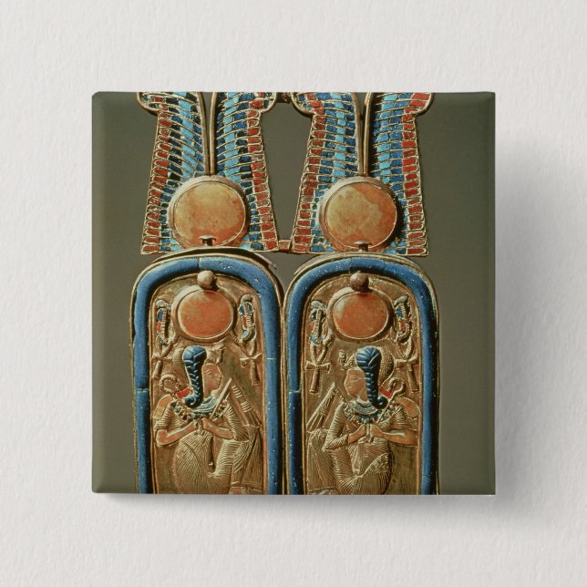 Unguentkasten in der Form eines Doppelten Button (Vorderseite)