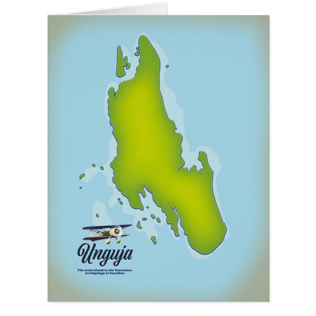 Unguja Island Reiseplan (Vorderseite)