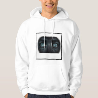 Unheimliche Augen Grafik Hoodie
