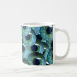 unheimliche Augen Kaffeetasse