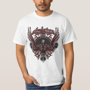 Unheimlicher gotischer Engel mit Flügeln T-Shirt