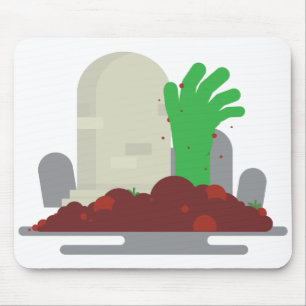 unheimlicher Grab Zombie Mousepad
