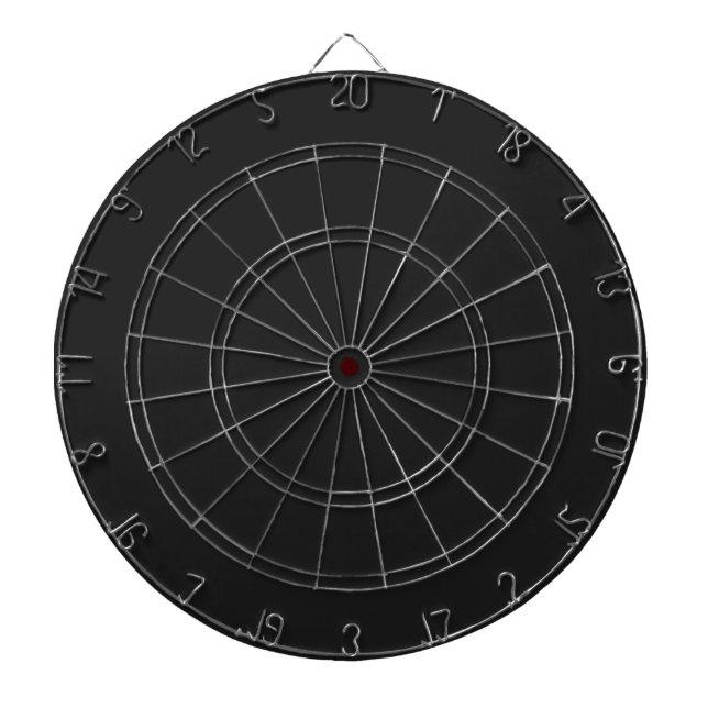 Unheimlicher schwarzer Dartboard mit Pfeilen Dartscheibe (vorne)