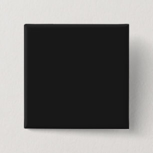 Unheimlicher schwarzer quadratischer Pin-back-Butt Button