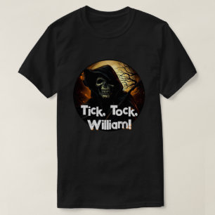 Unheimlicher Sensenmann Geburtstag T-Shirt