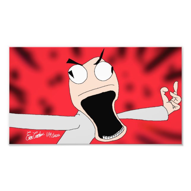 Unhinged puppet art fotodruck (Vorne)