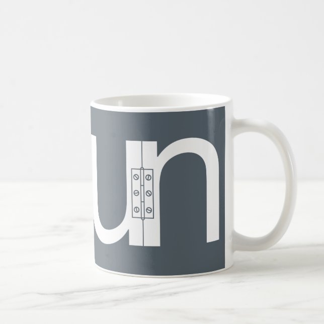 Unhinged (UNO-Eingehängte) Puzzlespiel-Tasse Kaffeetasse (Rechts)