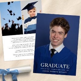 Uni 3 Foto Typografie Graduate Ankündigung