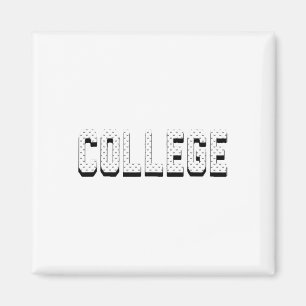 Uni 80er Party House Uni 1 Magnet