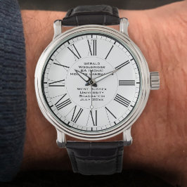 Uni-Abschluss der Männer Armbanduhr