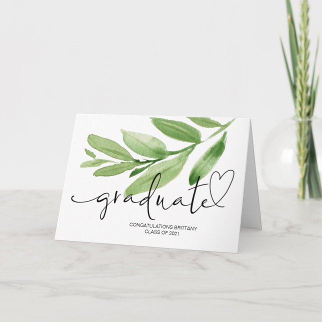 Uni-Abschluß Gifts School Grad Glückwunsch Karte (Vorderseite)