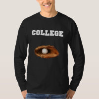 Uni Baseball ein Baseball-Handschuh und Ball