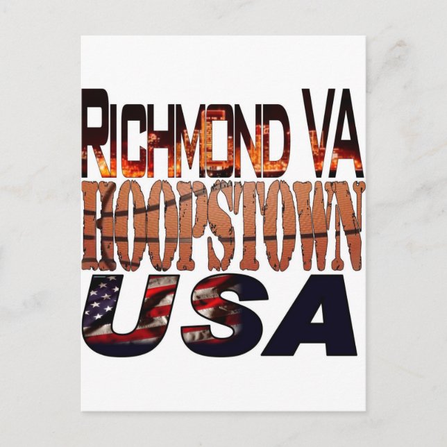 Uni Basketball Hoopstown Postkarte (Vorderseite)