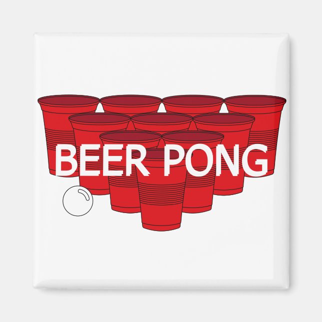 Uni Bierpong Magnet (Vorne)